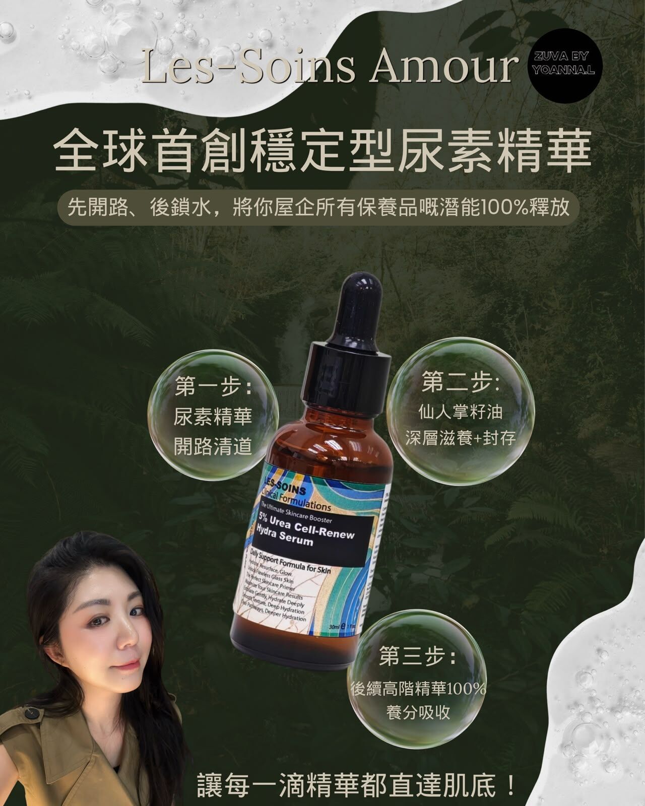 【打破護膚樽頸！貴婦精華神級放大器】💧 Les-Soins Amour 全球首創穩定型尿素精華30ML T553 🌿✨✅買 2 套 $1500 大 set，額外再送尿素精華 30ml 一支🎁 平均到手價@230❗❗❗❗❗