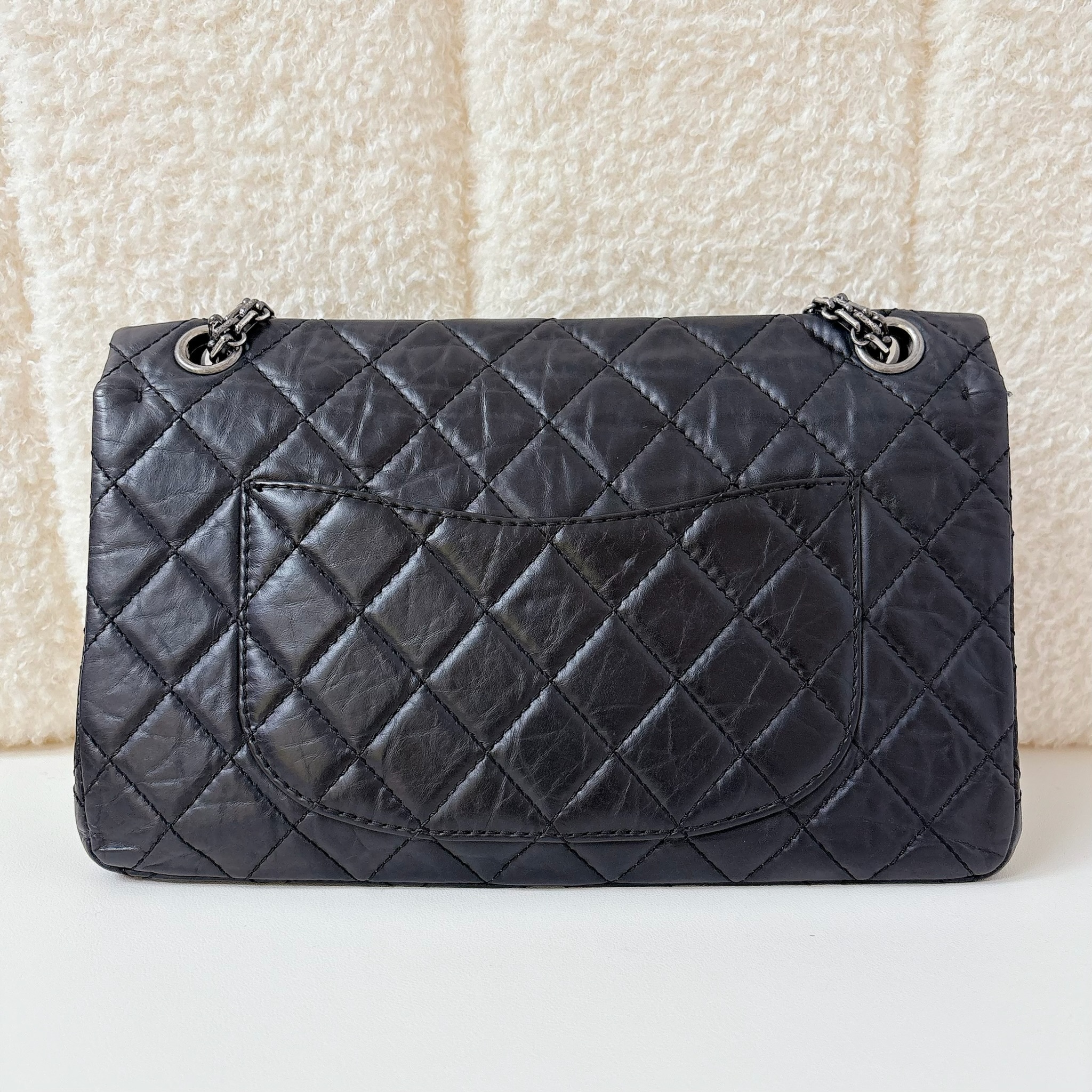 Chanel 2.55 Reissue - Black / SHW