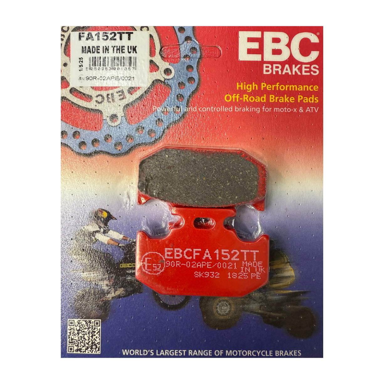 EBC FA152TT High Performance Off- Road Carbon Brake Pads