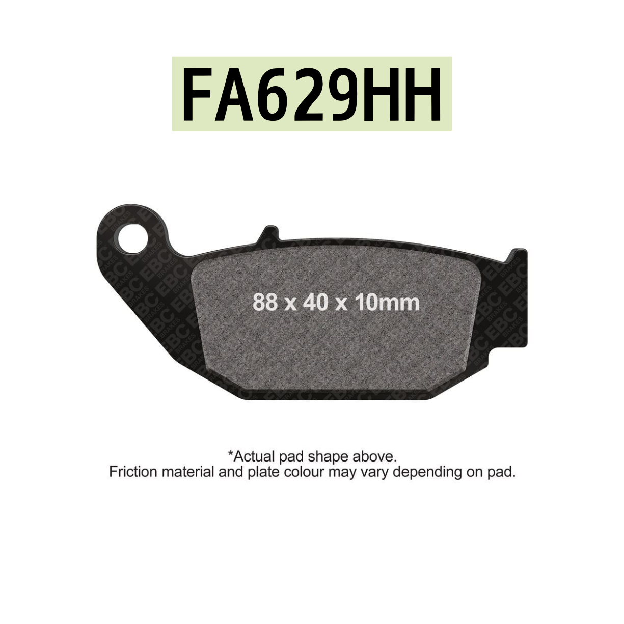 EBC FA629HH Sintered Brake Pads