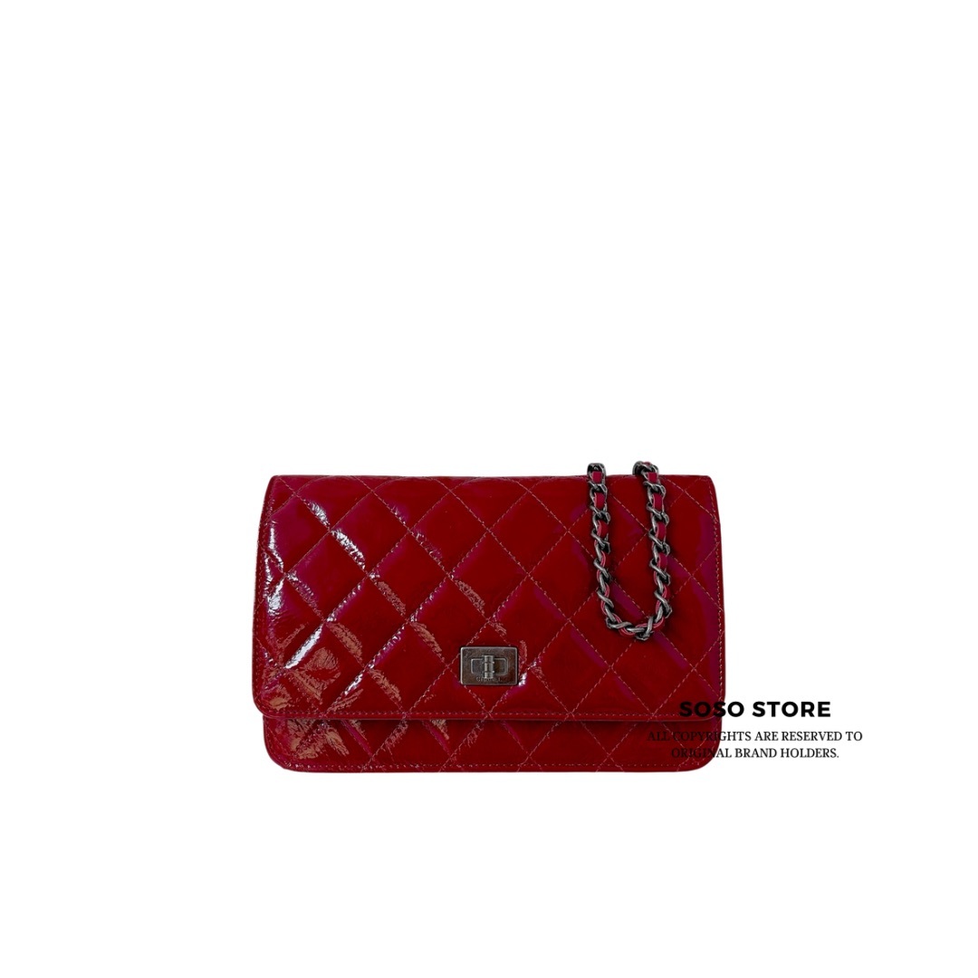 Chanel 2.55 WOC - Red / SHW