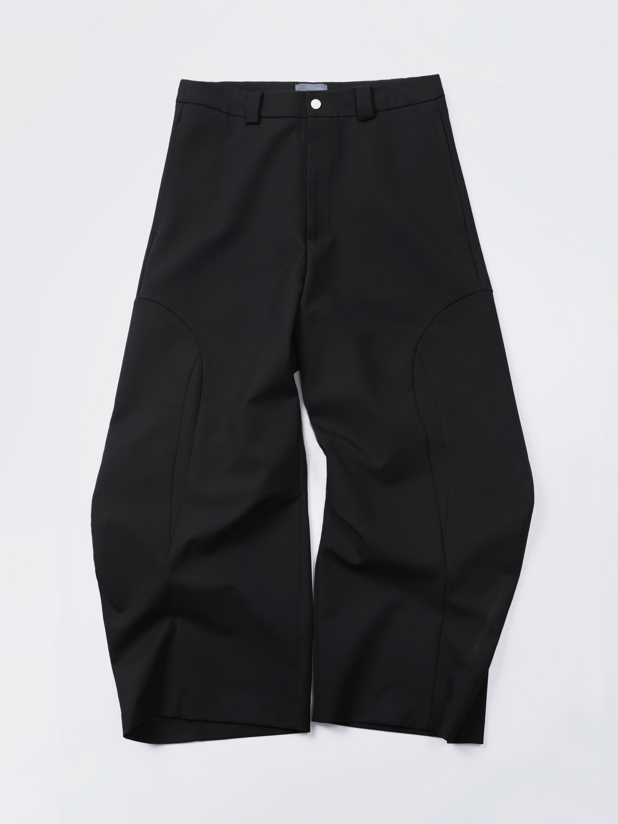 Anonymous Talking｜S26-P08 – Wide-Leg Trousers (Black)