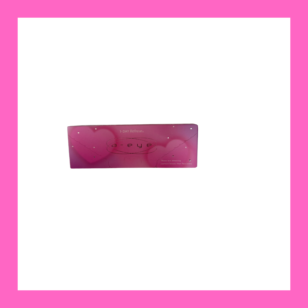 [日拋] Refrear a-eye 1 Day Toffee Pink｜日拋矽水凝膠彩妝隱形眼鏡｜每盒10片