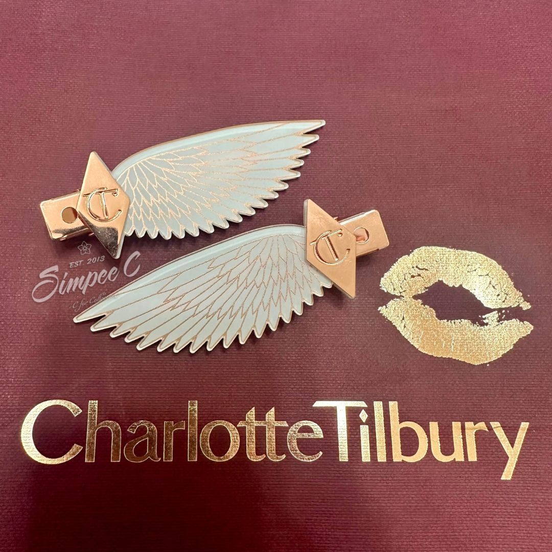 Charlotte Tilbury天使之翼髮夾香港專櫃贈品(一對)