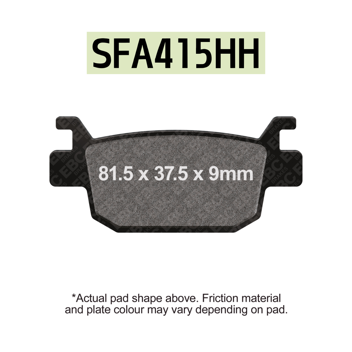 EBC SFA415HH Sintered Brake Pads