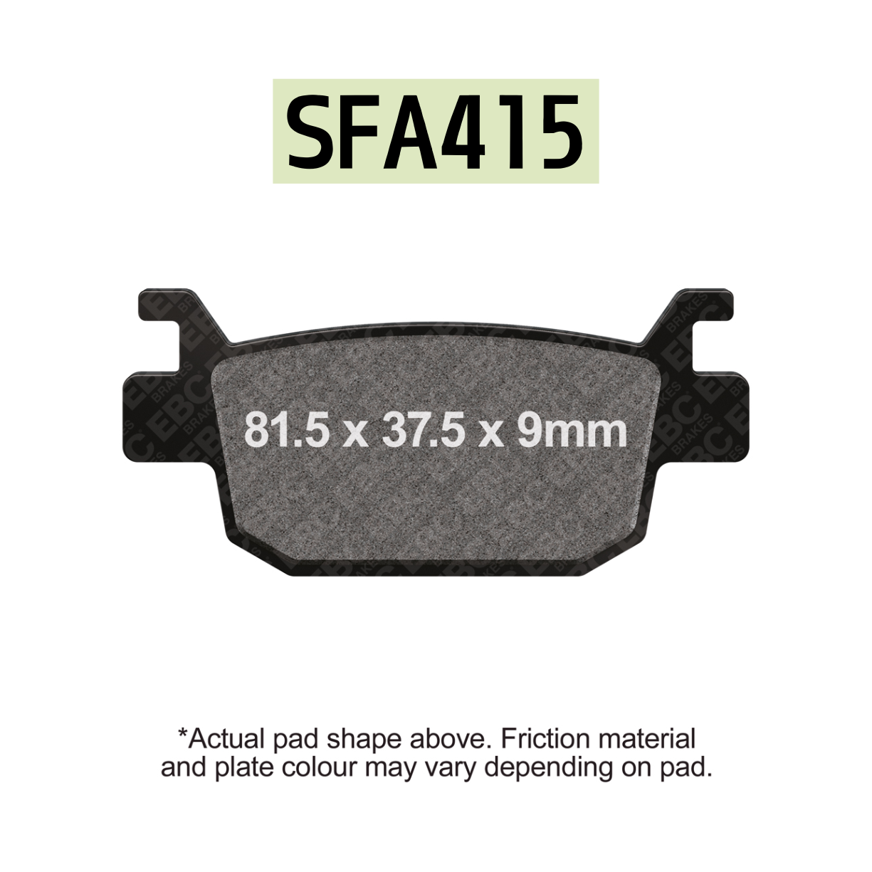 EBC SFA415 Scooter Organic Brake Pads