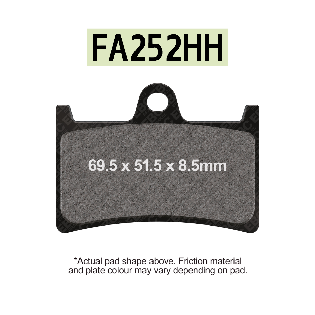EBC FA252HH Sintered Brake Pads
