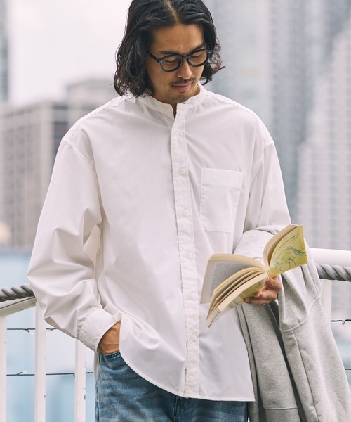 日本 The Craft Crew Products Band Collar Shirt [CCPsh1812]