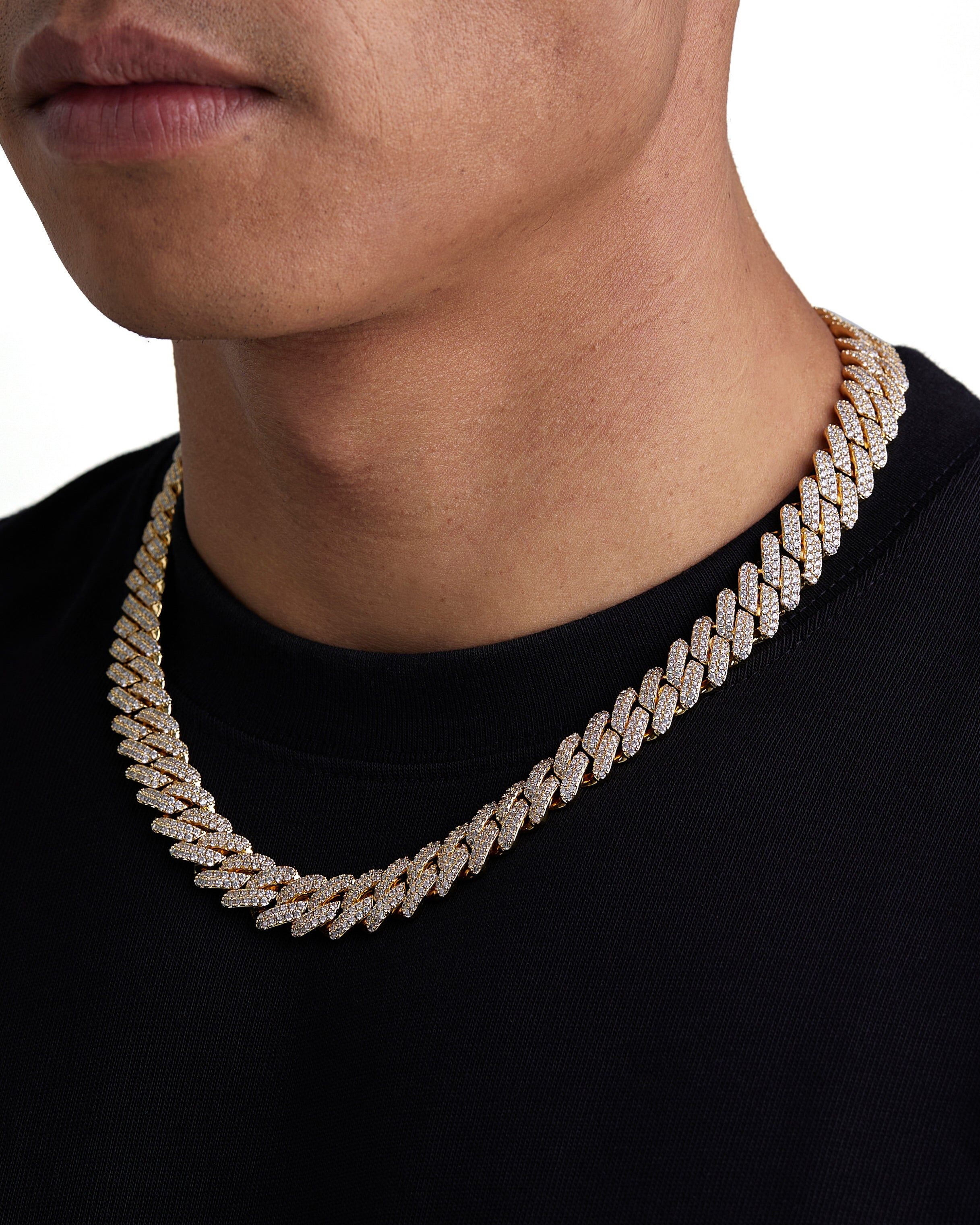 Iceman Society｜ICE PRONG - 13mm Cuban Chain (18K Gold)