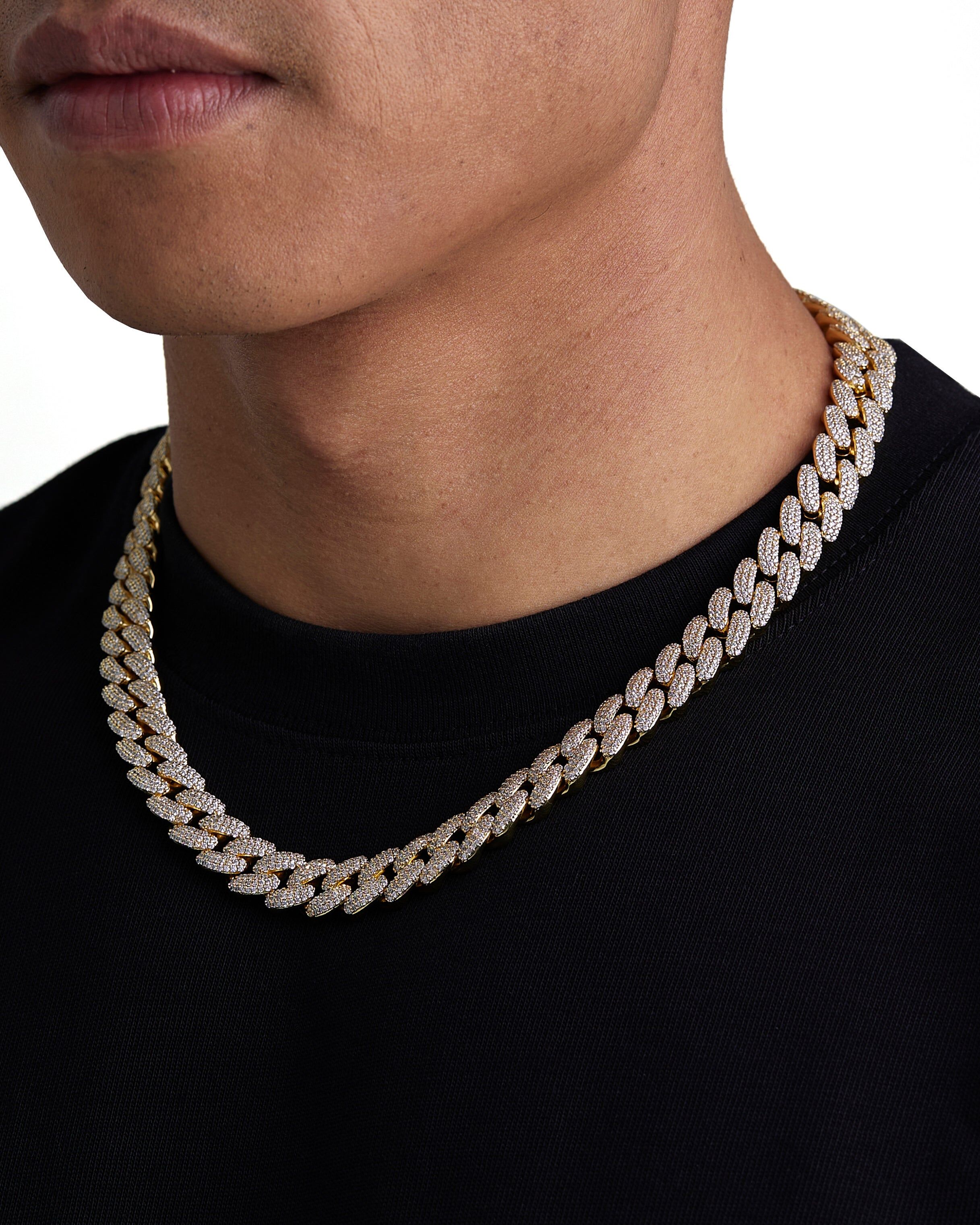 Iceman Society｜ICEMAN - 12mm 古巴項鍊 (18K Gold)