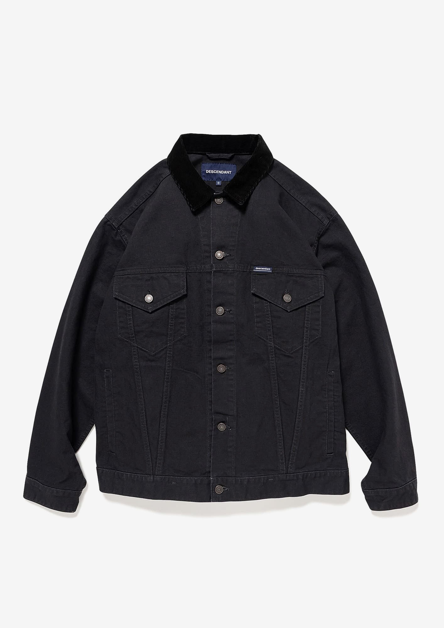 2026AW DESCENDANT DALLAS DUCK JACKET 拼接 燈心絨領 牛仔 外套 現貨 262WVDS-JKM02