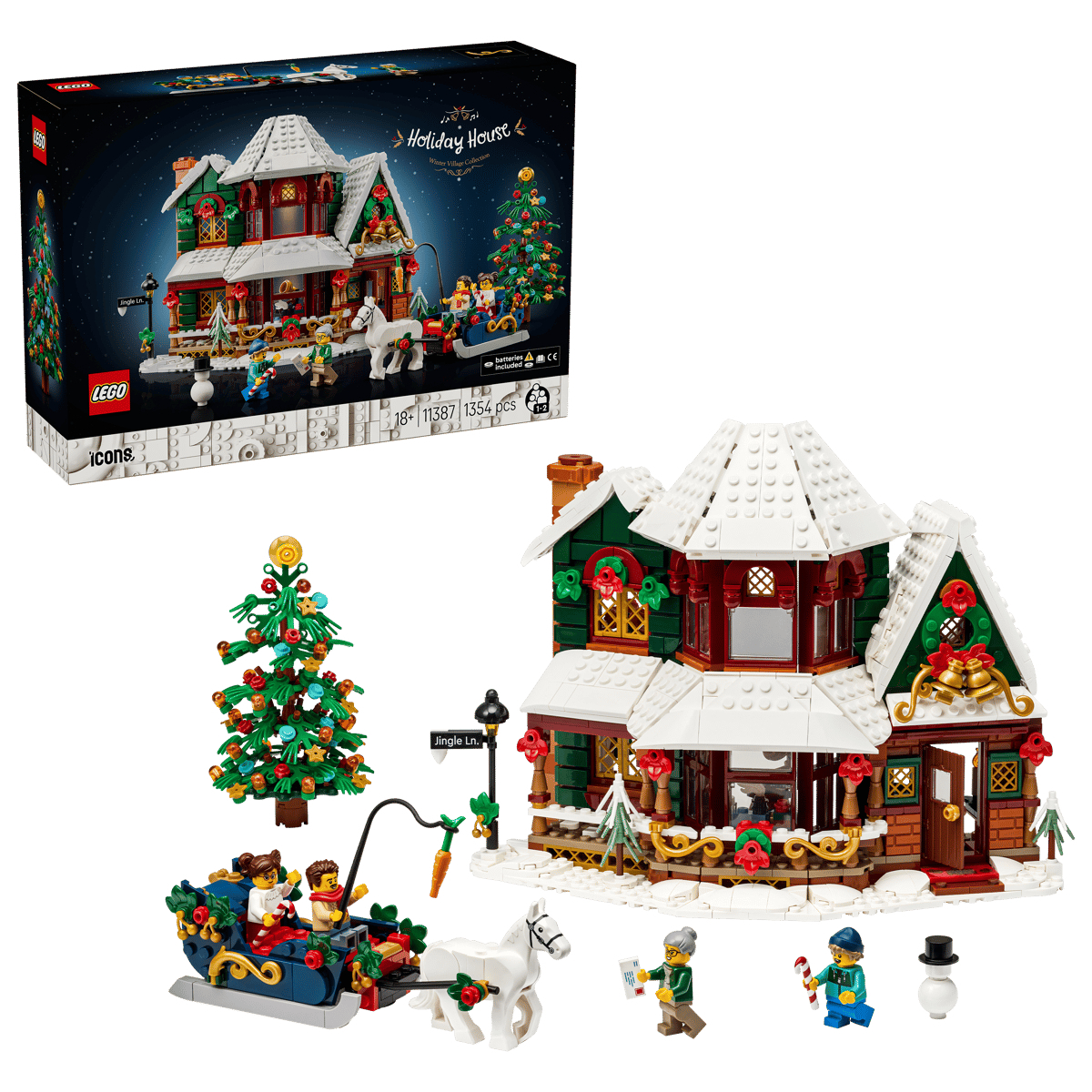 LEGO 11387 佳節小屋
