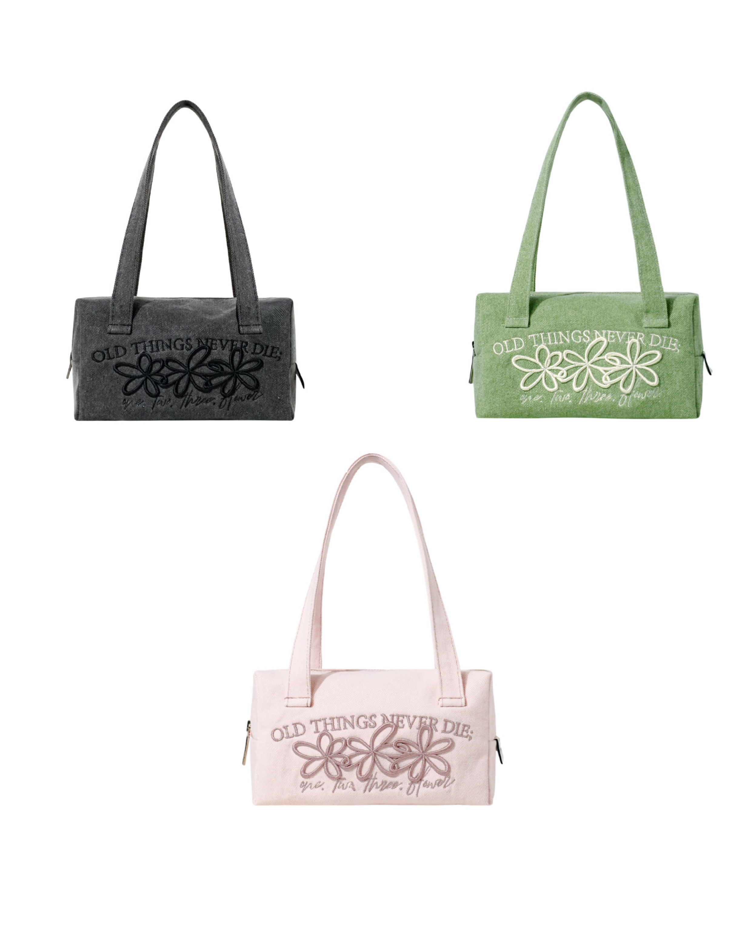 ONGO FLOWER HANDLE POUCH