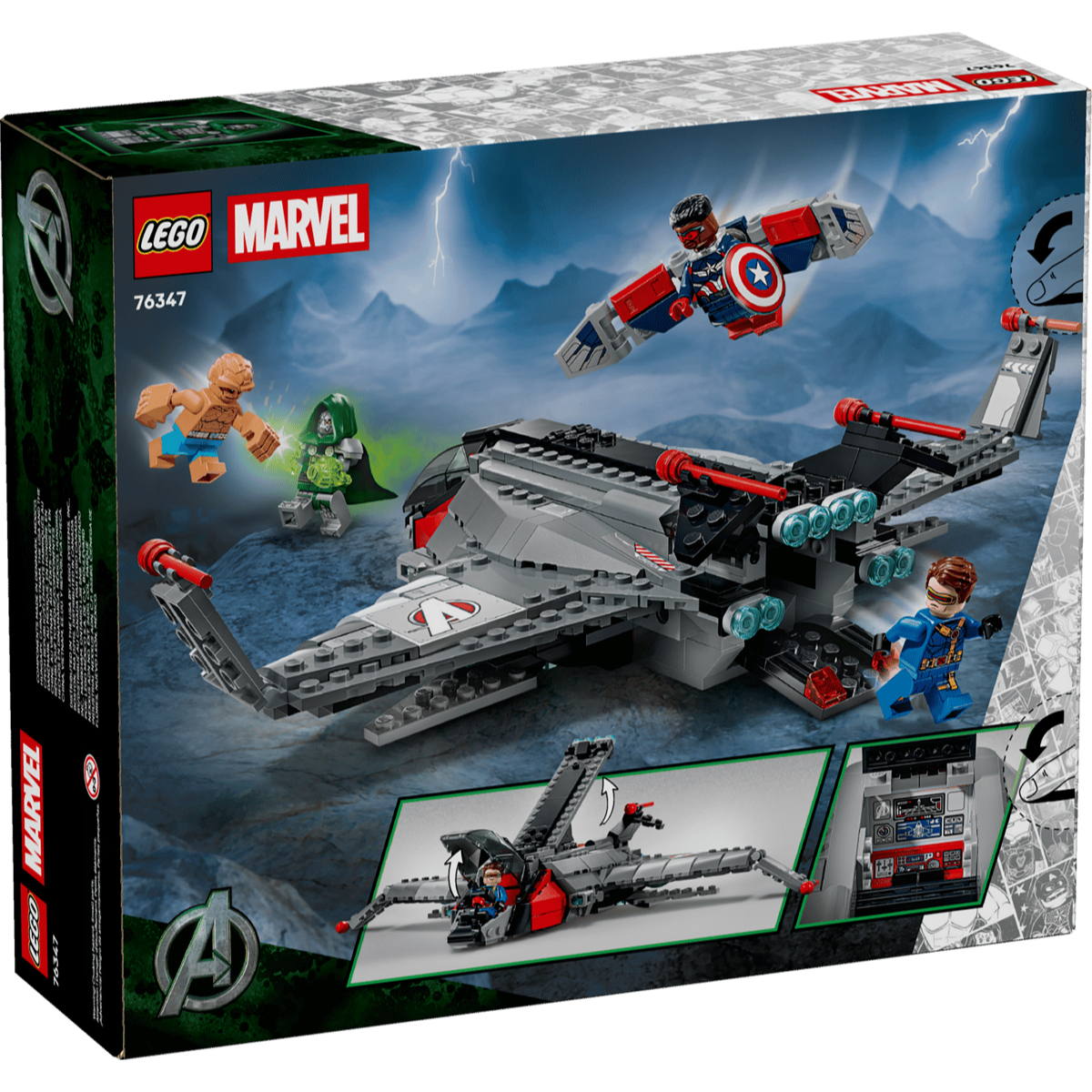 LEGO 76347 《復仇者聯盟：末日崛起》昆式戰機