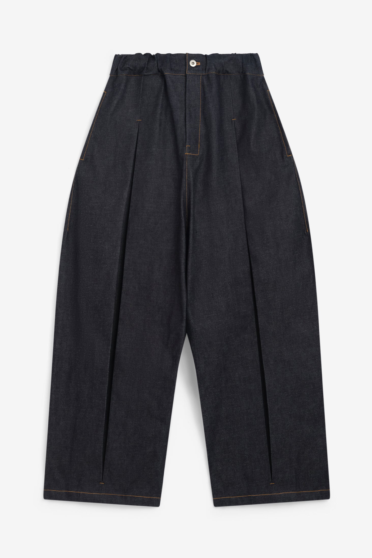 SAGE NATION BOX PLEAT TROUSER DENIM (2COL)