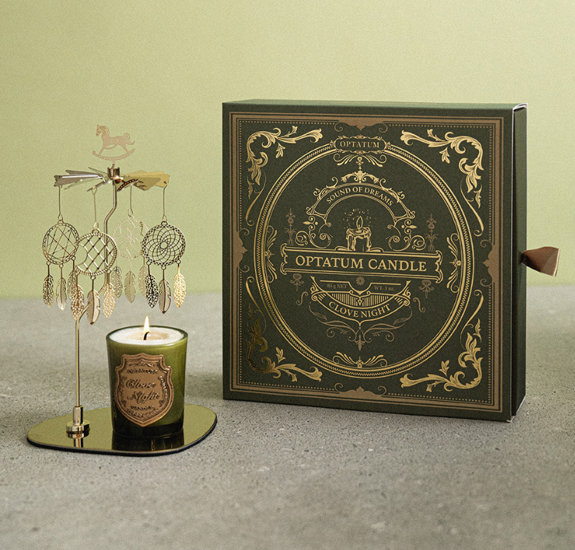 WK25 韓國OPTATUM CANDLE 蠟燭套裝 85G- CLOVE NIGHT