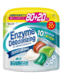 DR260930-J48-家務牌酵素抗菌消臭洗衣球 80+20粒(2027/1月送貨)
