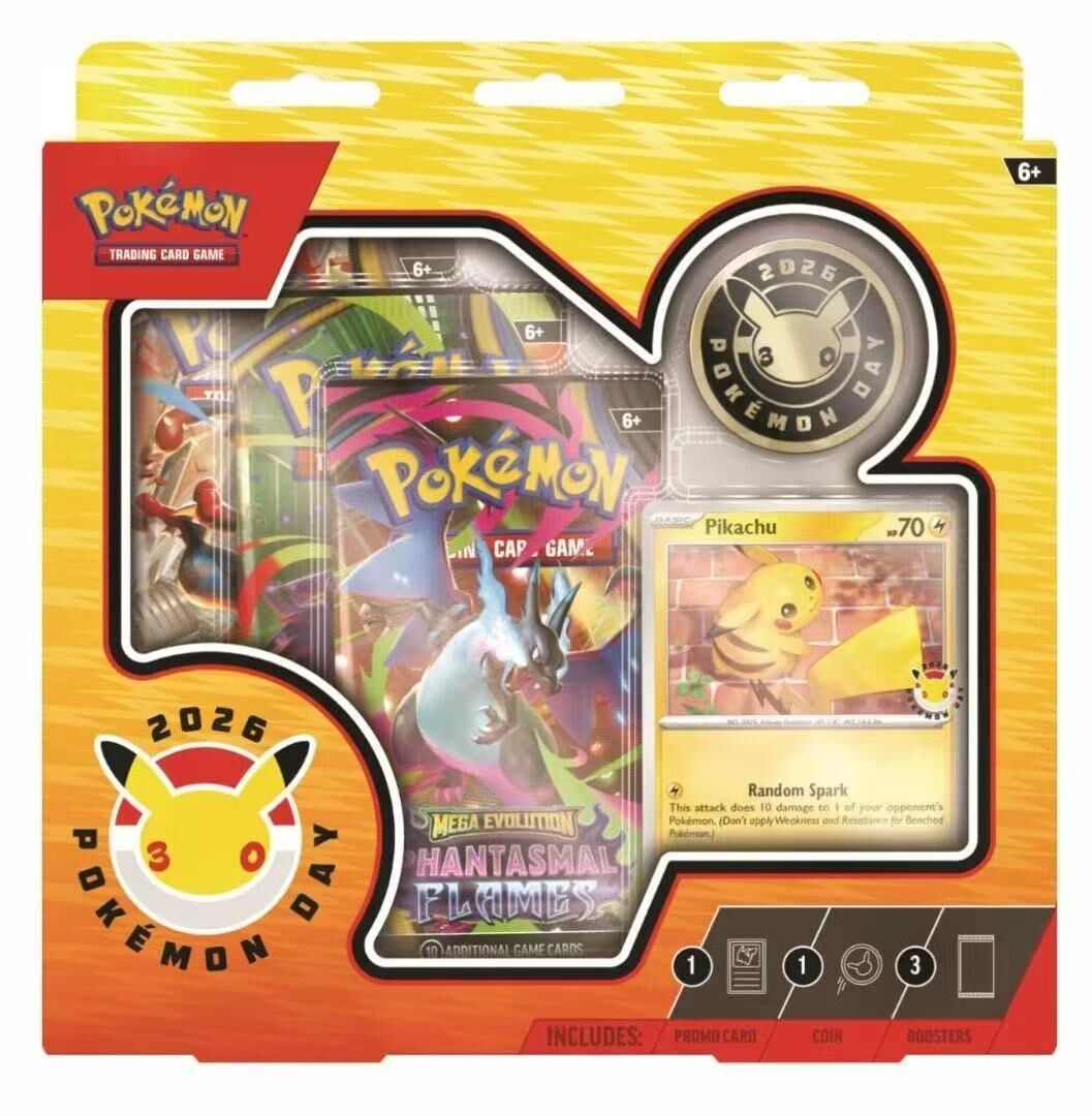 Pokemon PTCG Day 2026 30th anniversary 30周年限定 噴火龍 幻影烈焰 超級進化 寶可夢