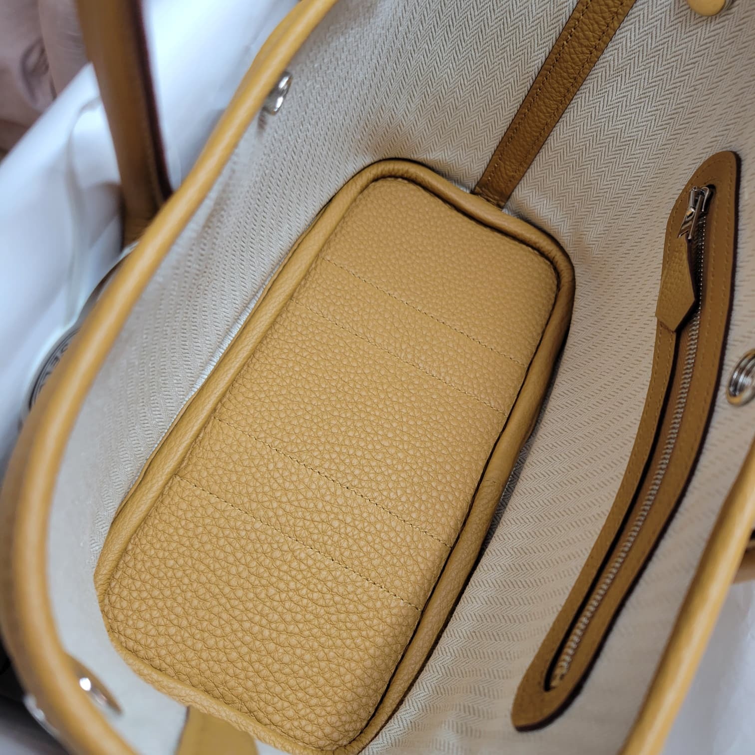 HERMES MINI GARDEN PARTY 23 SESAME 芝麻色