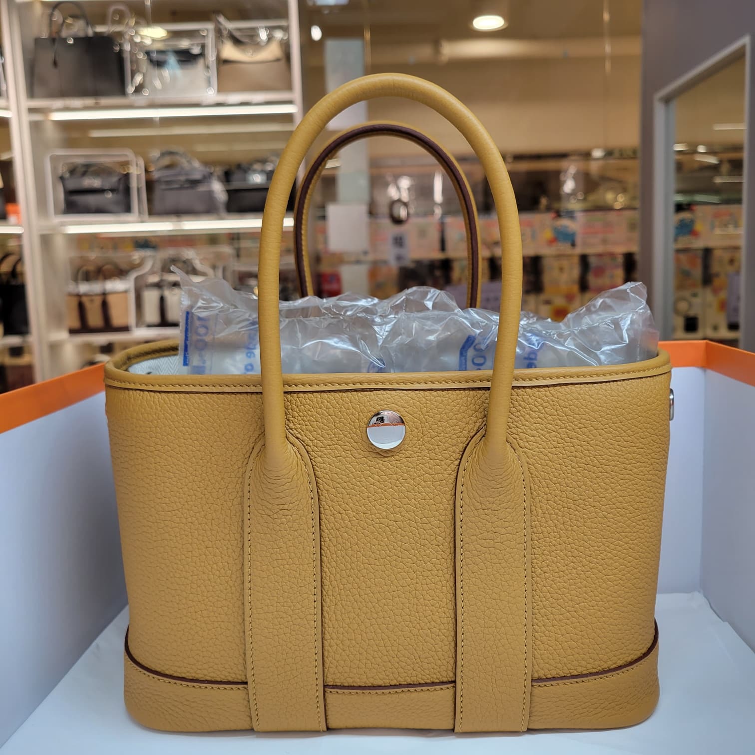 HERMES MINI GARDEN PARTY 23 SESAME 芝麻色