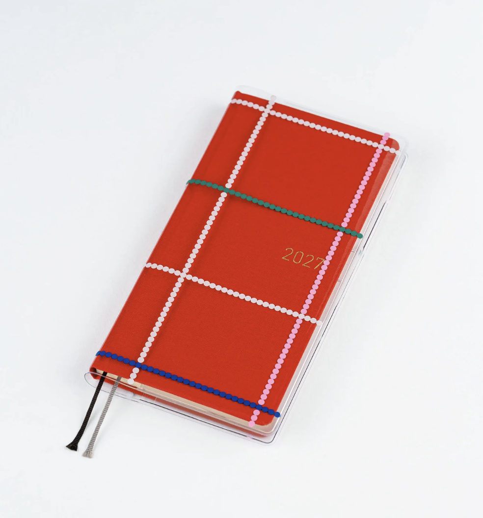 渡邊良重 花漾綻放 WEEKS尺寸 透明書套 Hobo手帳專用｜日本Hobonichi ほぼ日手帳