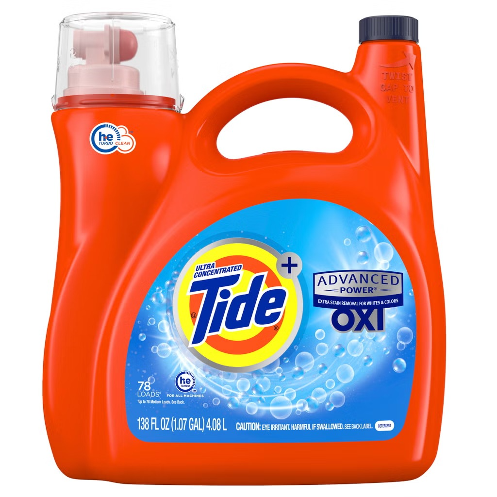 【直播】Tide Plus Advanced Power with Oxi LX100108 洗衣液 138 fl oz