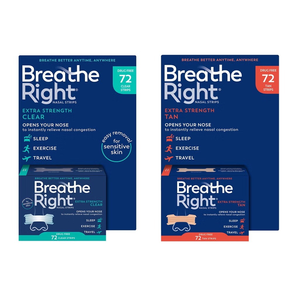【直播】Breathe Right Extra Strength LX100124 加強版鼻貼 72片