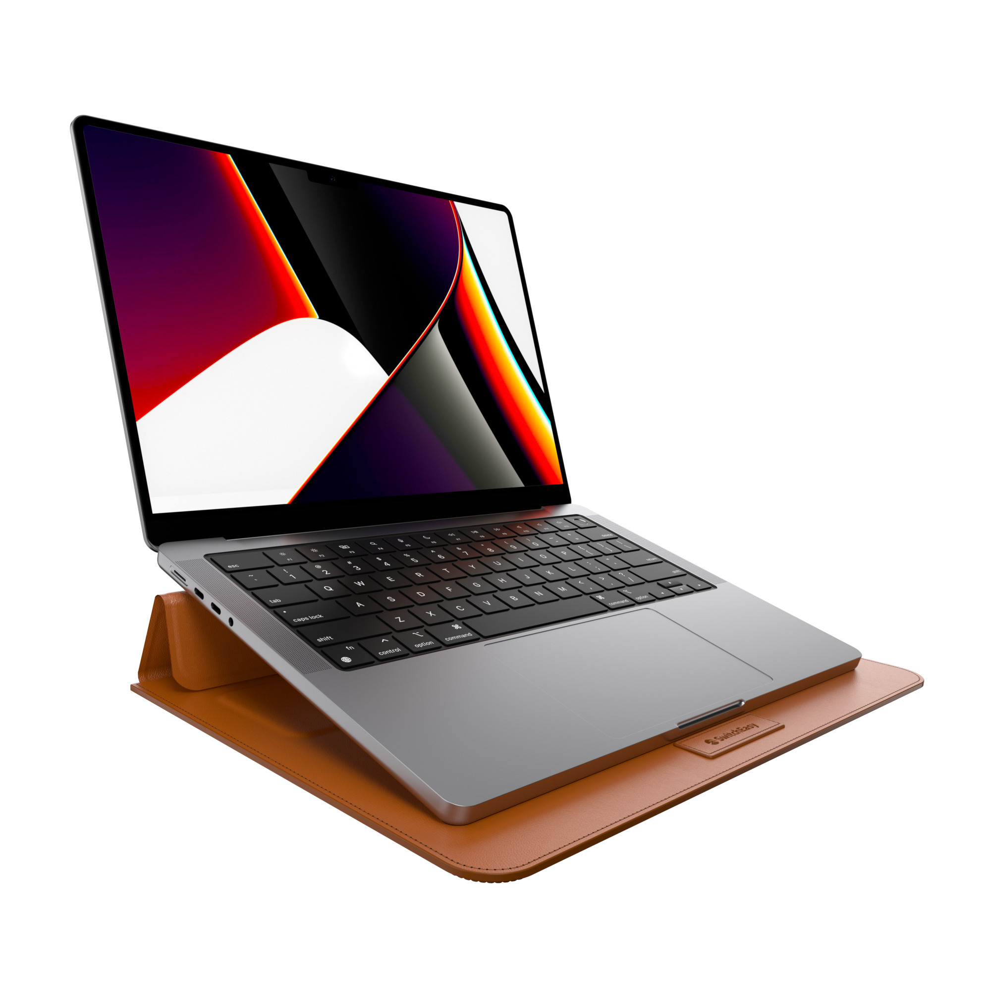 【SwitchEasy】EasyStand 手工皮革支架包 MacBook