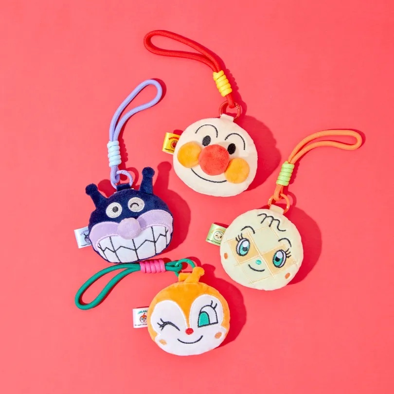 《Olive Young連線》[Anpanman Edition] TENBYTEN Anpanman Plush Mirror Keyring