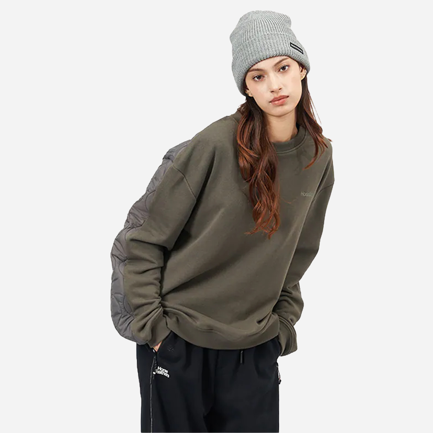 PrimaLoft®科技羽絨保暖套頭衫｜大學T_中性款_NEVIS SWEATSHIRT【Horsefeathers】