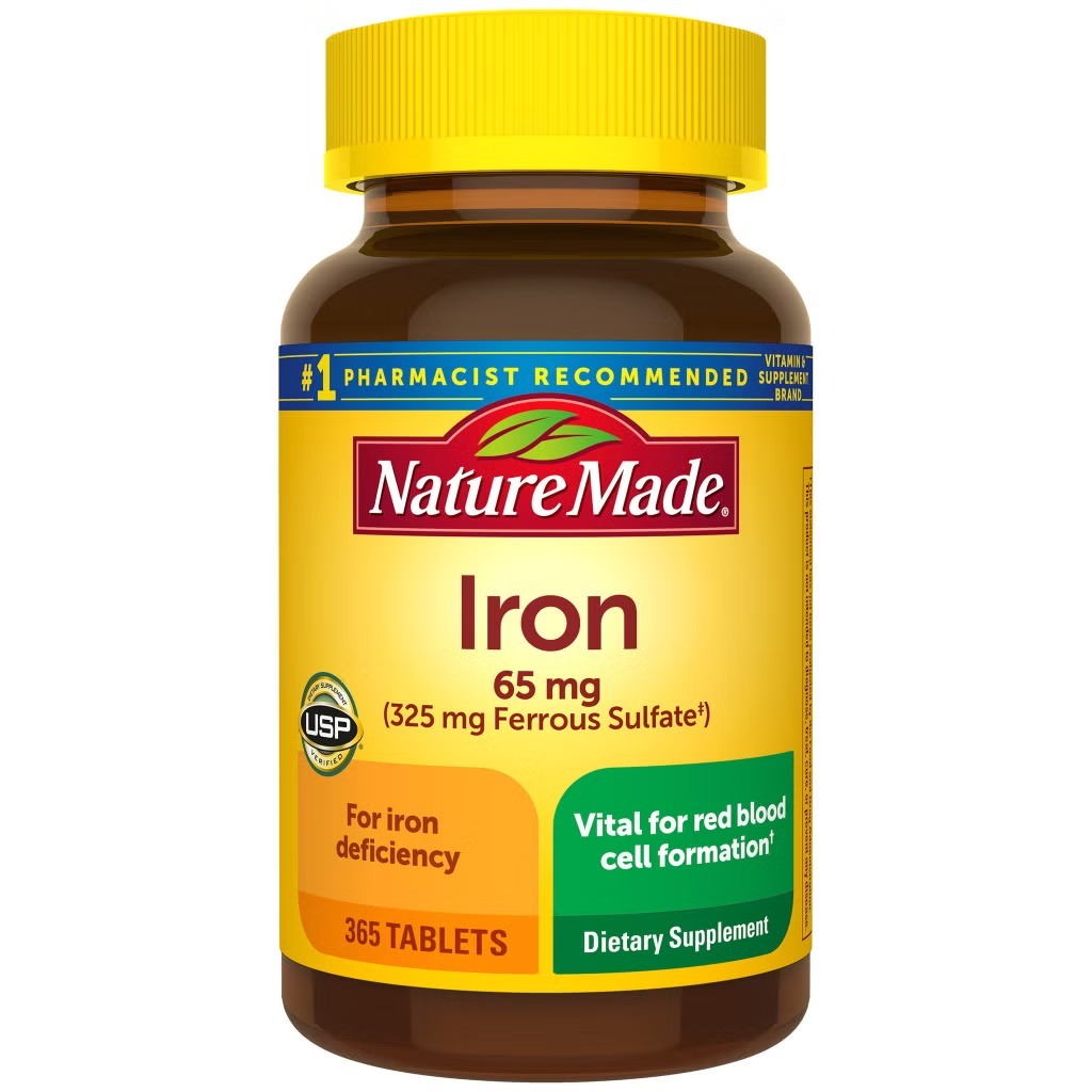 【直播】 Nature Made LX100134 鐵 65mg (365粒)