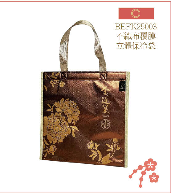 BEFK25003-不織布覆膜立體保冷袋