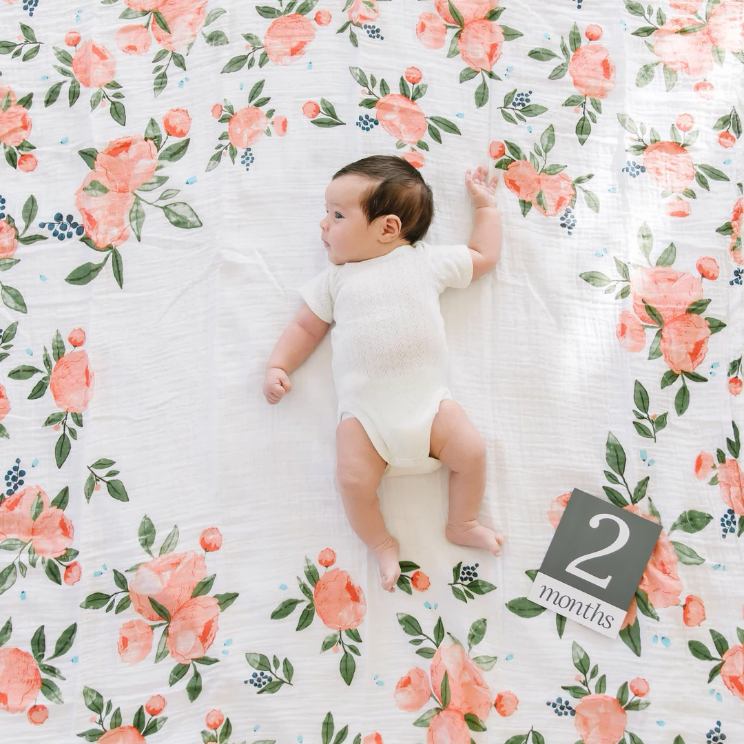 Little Unicorn Photo Blanket & Baby Age Cards