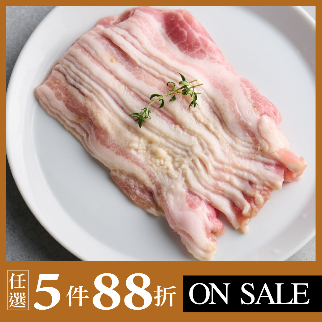 純醃製系列－日式鹽麴五花燒肉片 200g
