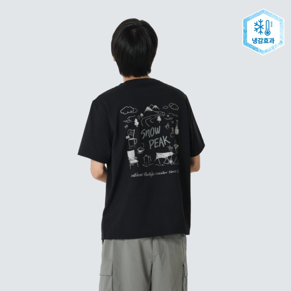 Snow Peak｜Regen Quick Dry Camping Graphic Short Sleeve T-Shirt S26MUT-TS54 [3 colors] SN305