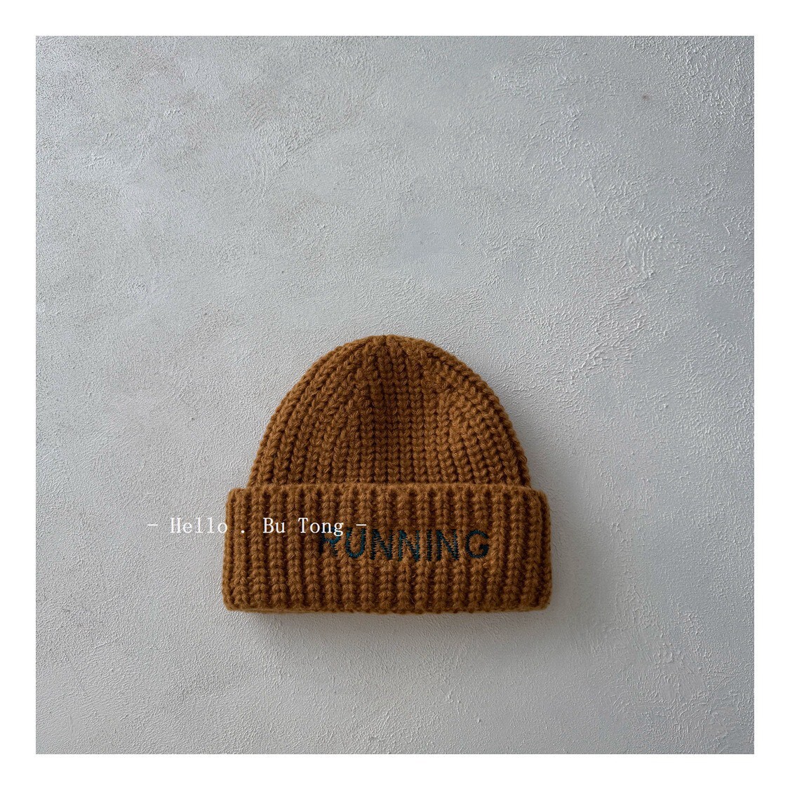 ✥ HAT ✥ 刺繡RUNNING 針織毛帽  ᝰ