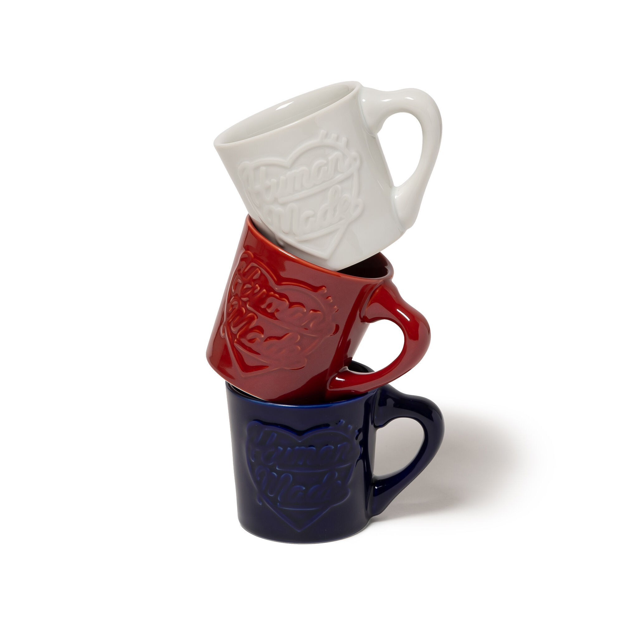 預購┃日本製 HUMAN MADE COFFEE MUG 愛心 浮雕 馬克杯