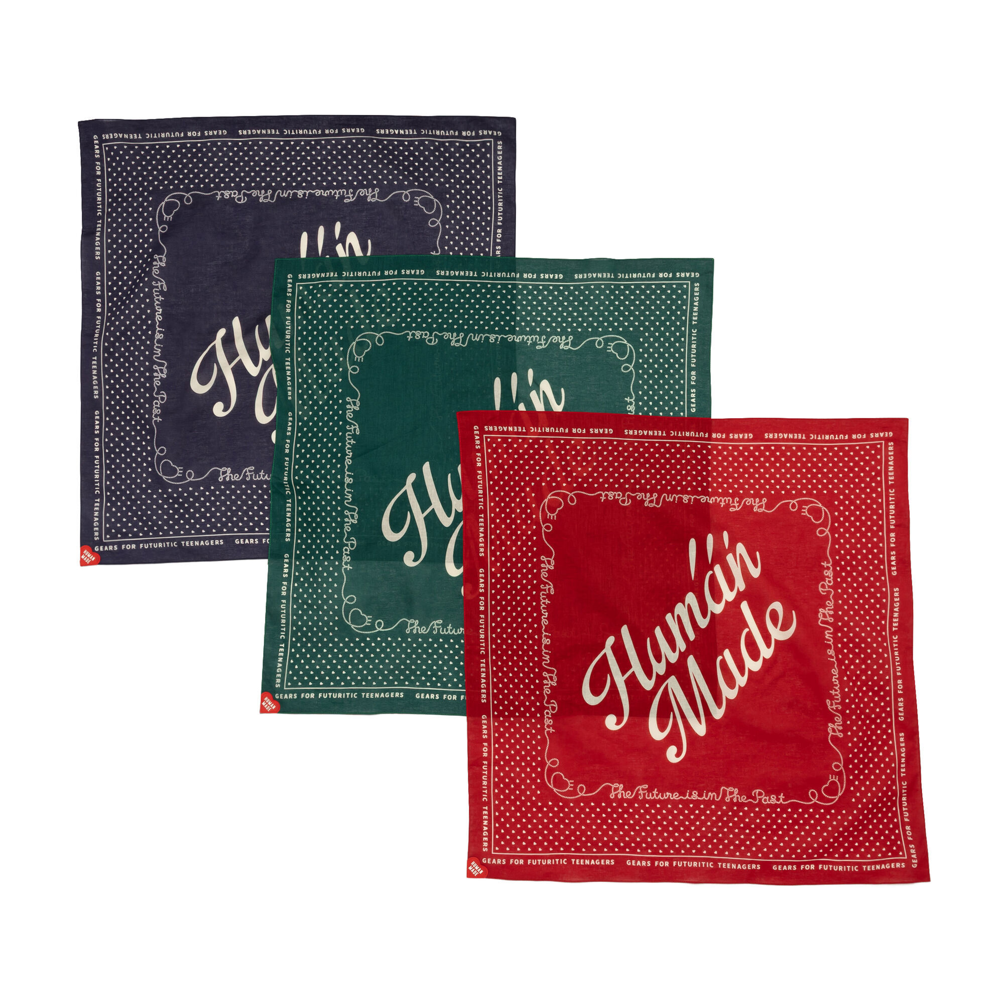 預購┃日本製 HUMAN MADE HEART BIG BANDANA 大尺寸 方巾 頭巾 領巾