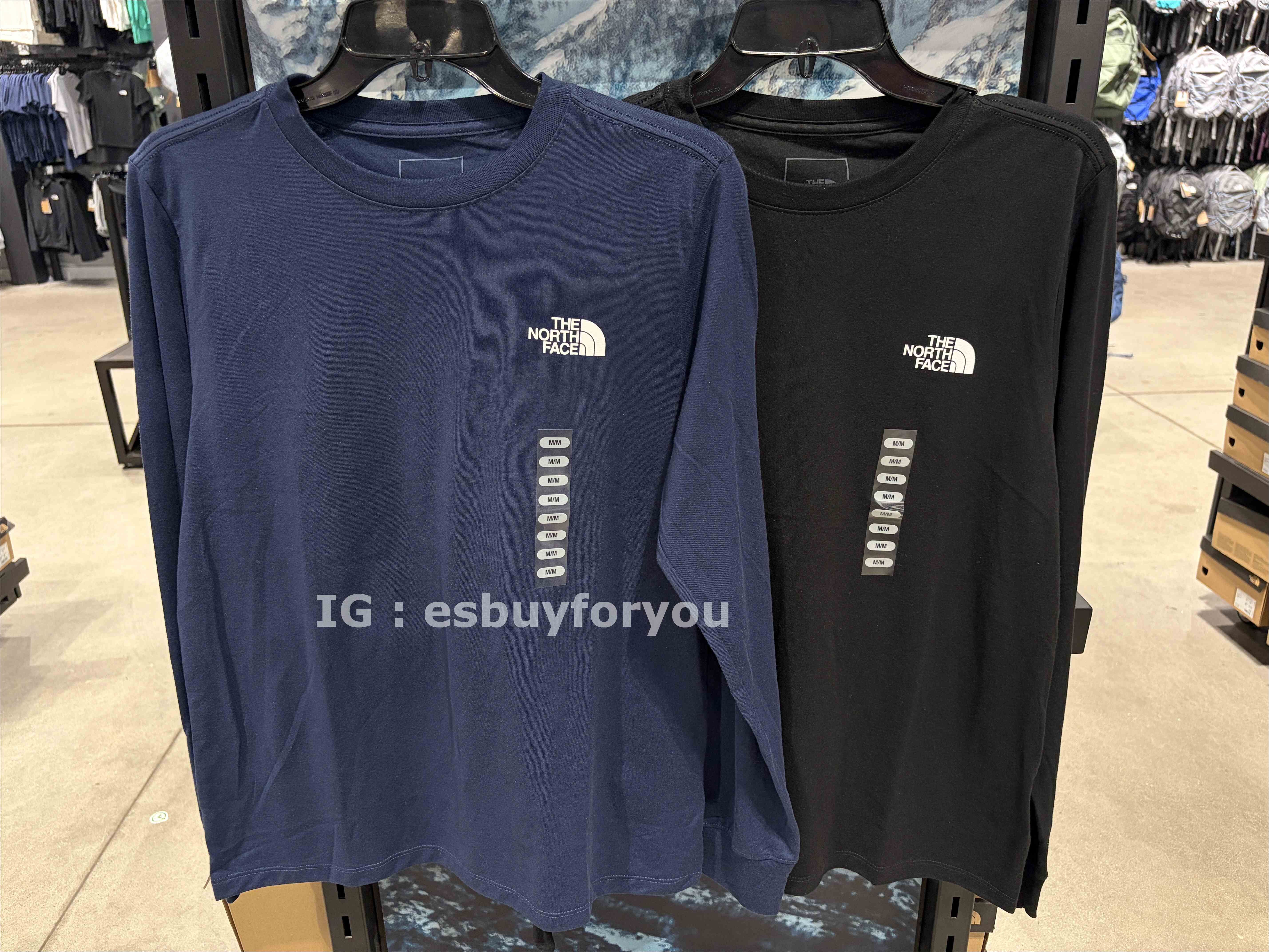 THE NORTH FACE 女大人 經典素面小標 長TEE (2色) (正常版)