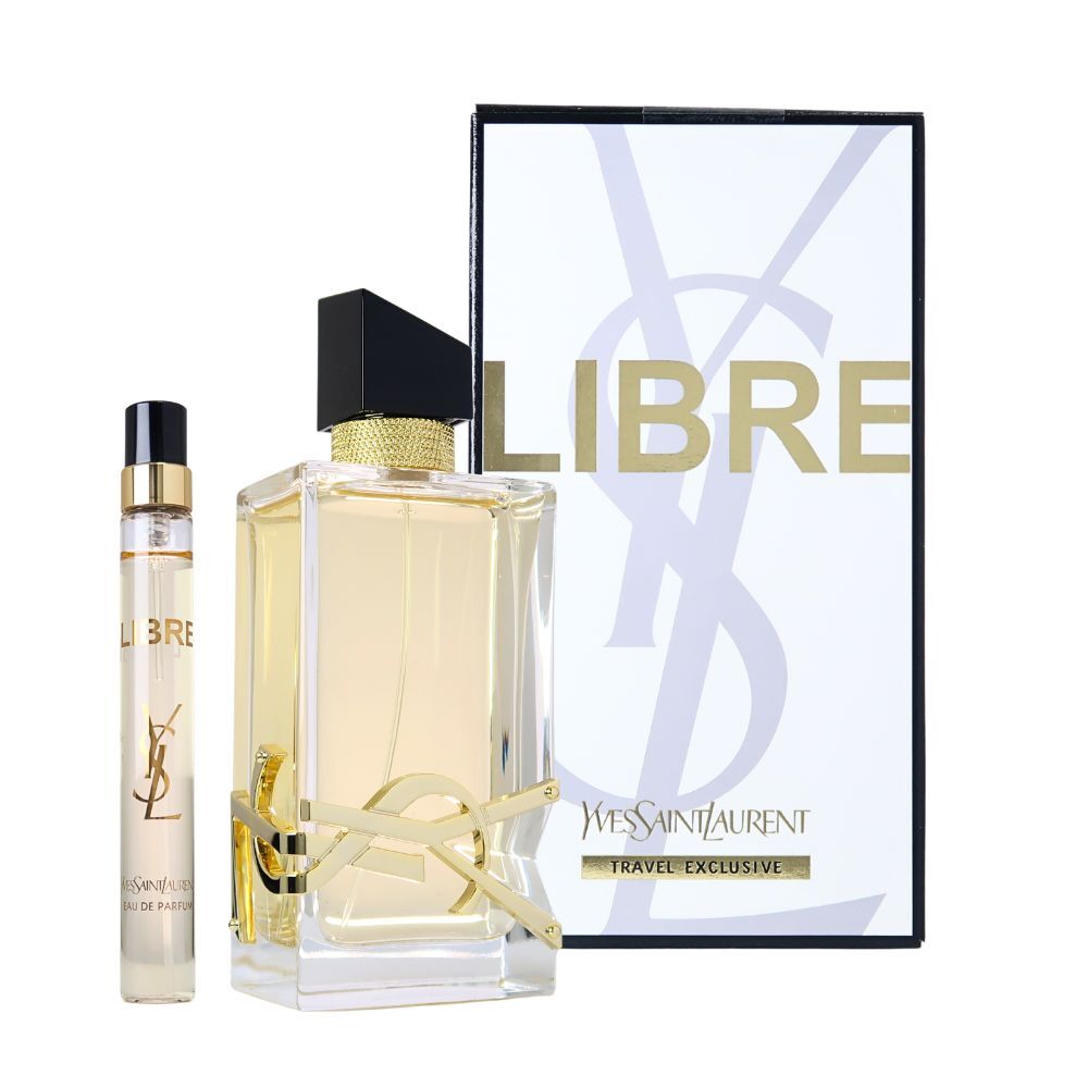 YSL LIBRE 自由不羈香氛禮盒(淡香精90ML+隨身瓶10ML)