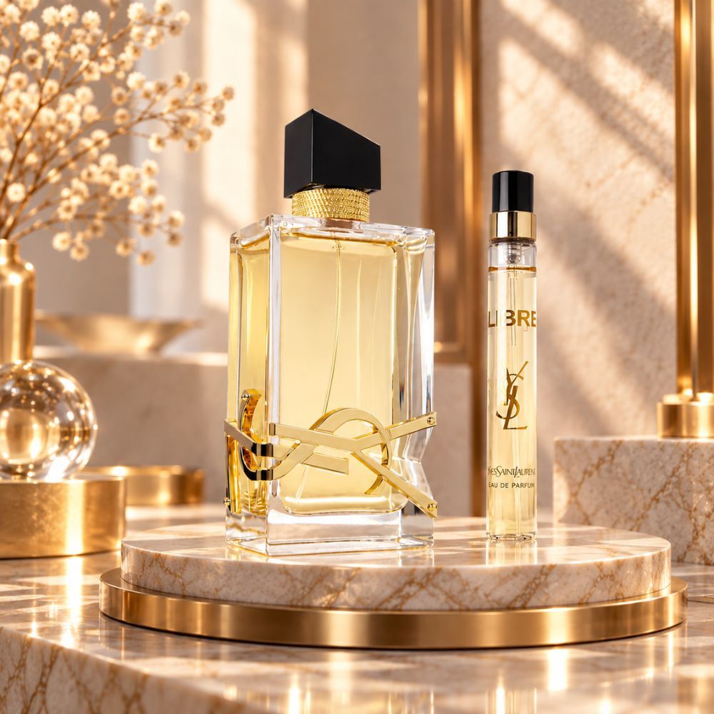 YSL LIBRE 自由不羈香氛禮盒(淡香精90ML+隨身瓶10ML)