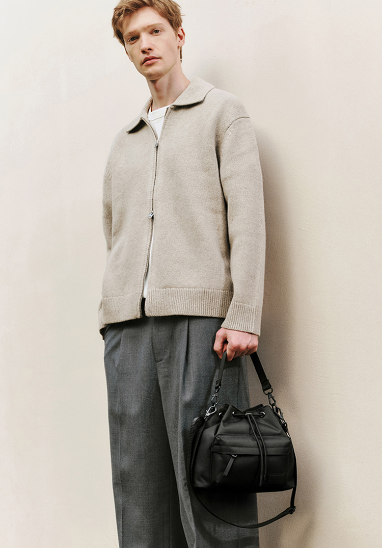 Gaston Luga Dash｜Splash Bucket Crossbody Weave 編織斜挎水桶包