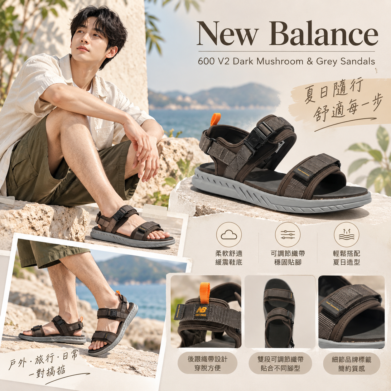 【預購】NEW BALANCE N100107 600 V2 休閒涼鞋