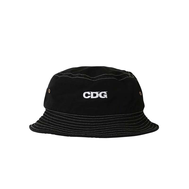 CDG Staff Shirt Hat 字體漁夫帽 帽子 黑色 RAY-181 [台灣現貨]