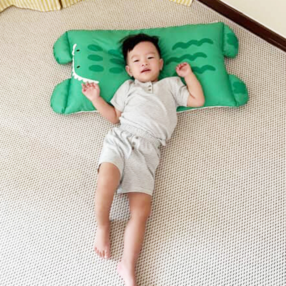 Milo&Gabby美國 動物好朋友超細纖維3D透氣網狀寬版大枕心+2枕套組｜多款可選