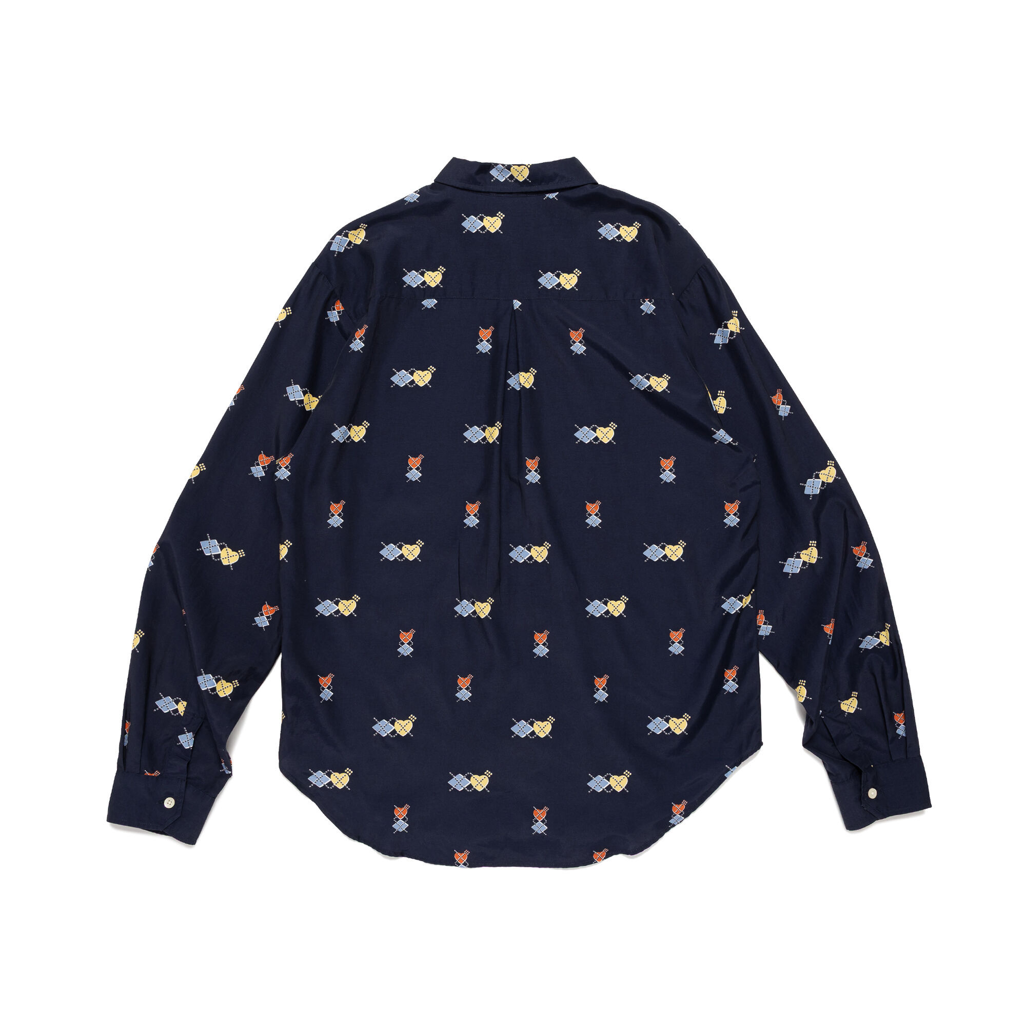 預購┃日本製 HUMAN MADE PRINTED SHIRT 愛心菱格紋印花襯衫