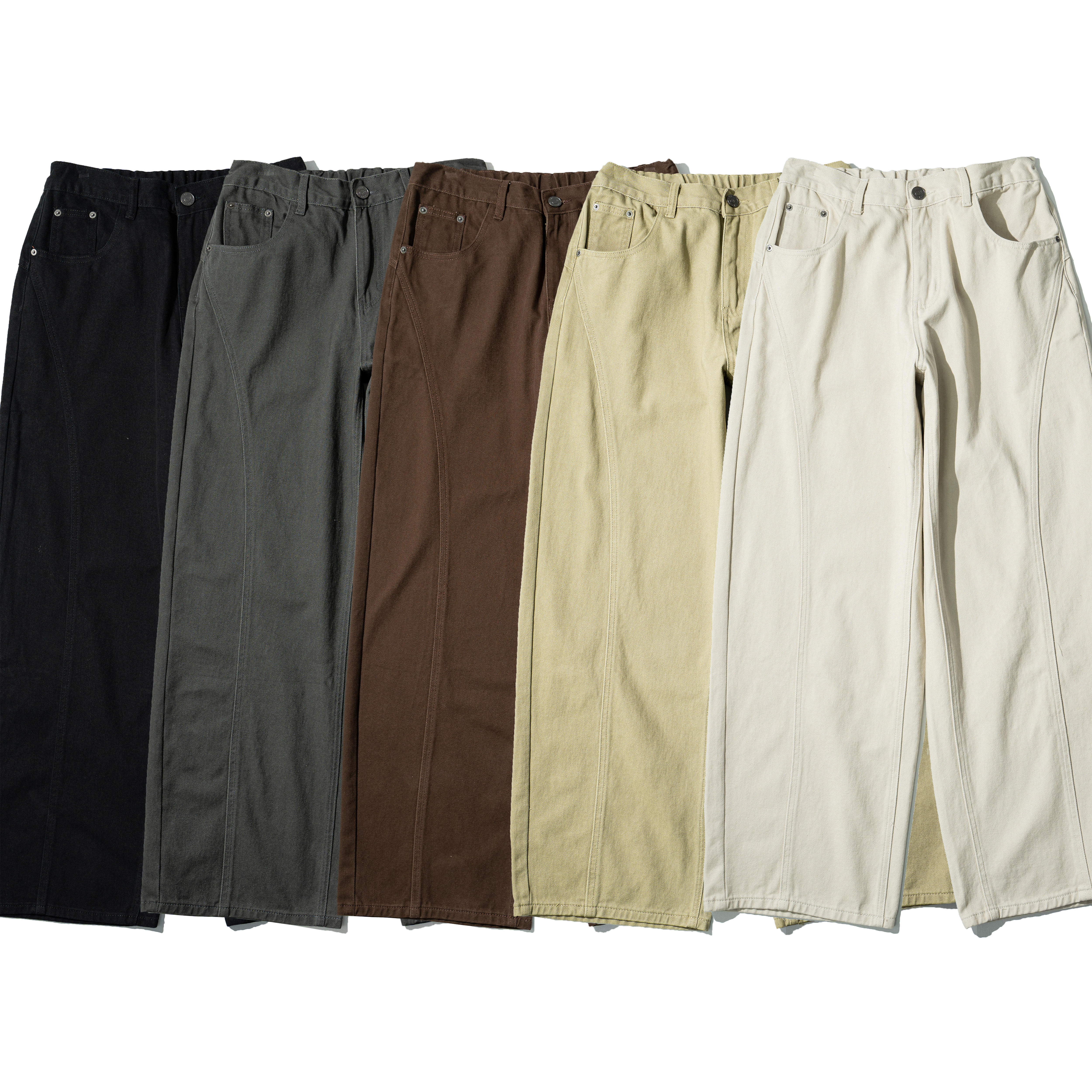 AGILITY Tailored Wide Curved Pants 剪裁 寬版 彎刀長褲 [P88]