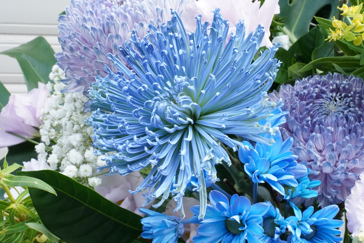 高架花籃外送推薦台北-藍色高架花籃,高架花籃推薦台北,高架花籃