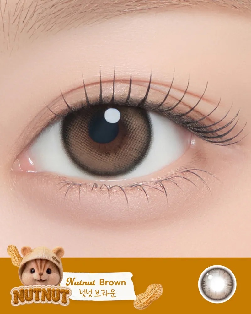 [日拋] CHUU LENS Chippy-Co 1 Day Nutnut Brown｜日拋彩妝隱形眼鏡｜每盒10片