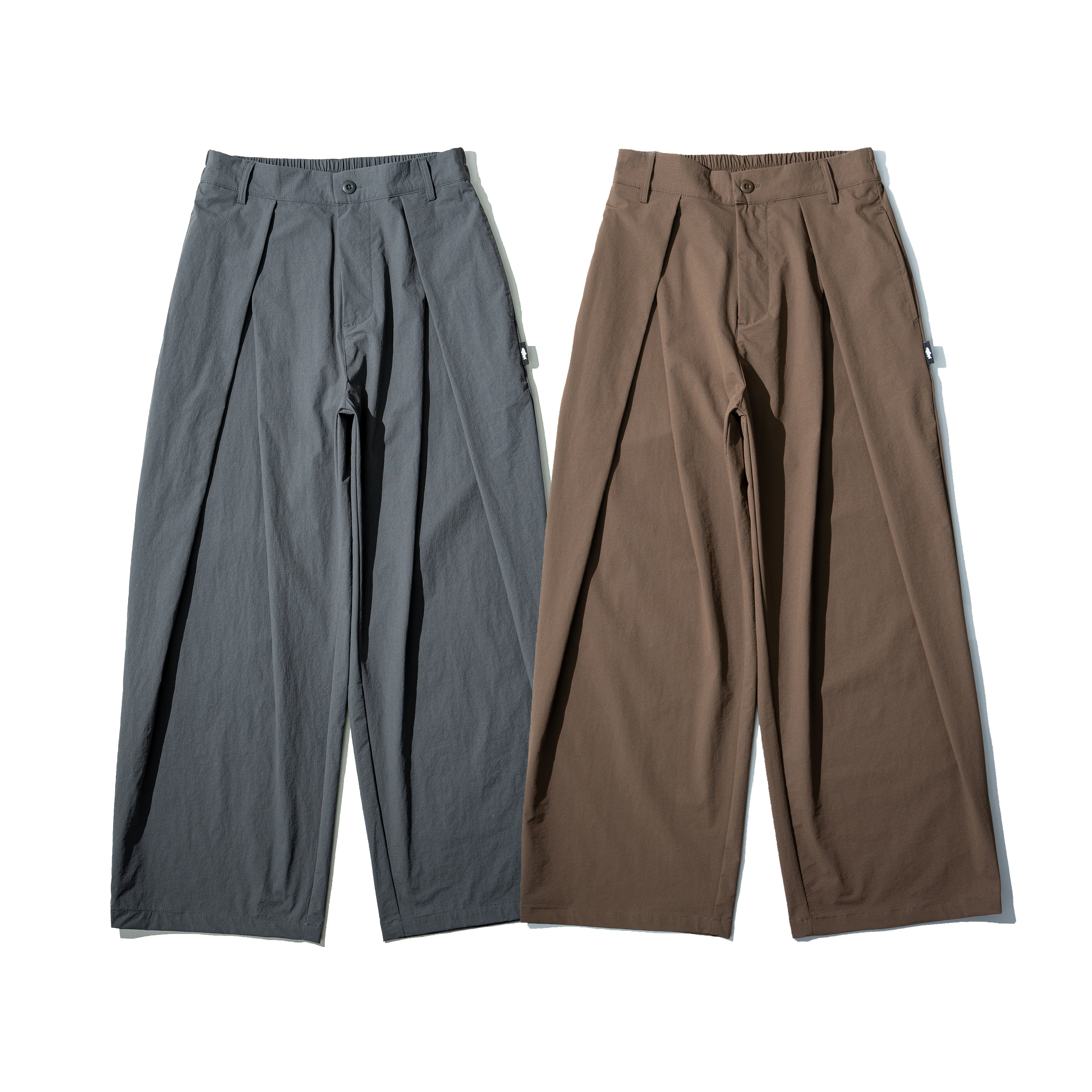 AGILITY Big Pleated Nylon Pants 大打褶 尼龍 闊腿長褲 [NP9]